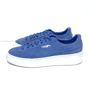 Puma Women's Suede Classic Sneakers Shoes Olympian Blue Size 8